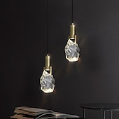 economico Luci a sospensione-Lampadari A Sospensione In Cristallo Led Moderni A Testa Singola Comodino Bar Tavolo Da Pranzo Sala Espositiva Hotel Ristorante Di Design Lampadari
