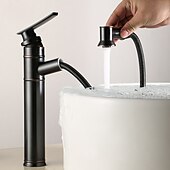 cheap Classical-ORB Bathroom Sink Faucet,Pull out Spray Antique Brass Single Handle One Hole Bath Taps