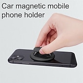 cheap Phone Holder-Magnetic Ring Phone Holder Creative Ultra-thin Strong Magnetic Ring Buckle Car Lazy Grip for All Mobile Phones