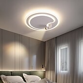 preiswerte Deckenleuchten &amp; Lüfter-Deckenleuchte LED kreative Strahler einfache moderne runde Schlafzimmerlampe