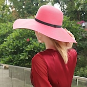 levne Party klobouky-Polyesterové klobouky s pleteným popruhem 1KS svatební  Melbourne Cup čelenka oblékněte se ohromit klobouky dostihový den šaty