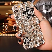 baratos Capa Samsung-telefone Capinha Para Samsung Galaxy S24 S23 S22 S21 S20 Plus Ultra A54 A34 A14 A73 A53 A33 nota 20 10 S25 Ultra Capa traseira Bling Com Strass Anti-poeira Animal diamante de cristal TPU