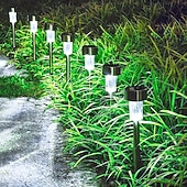 preiswerte Bodenlichter-12 stücke solar garten rasen lichter im freien led solar licht wasserdicht terrasse weg beleuchtung hof landschaft dekoration lampe