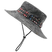 cheap Outdoor Headwear-Sun Hat Fishing Hat Hiking Hat Hat UV Sun Protection Sunscreen UV Protection Summer Spring Wide Brim Men&#039;s Women&#039;s Fishing Activity
