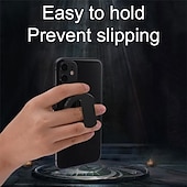 cheap Phone Holder-Magnetic Ring Phone Holder Creative Ultra-thin Strong Magnetic Ring Buckle Car Lazy Grip for All Mobile Phones