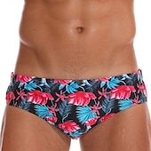 halpa Miesten uimapuvut-Miesten Uimashortsit Uimahousut Brief-uimahousut Spandex Alaosat Hengittävä Nopea kuivuminen Mikrojoustava 2 in 1 Kurenauha - Uinti Lainelautailu Hiekkaranta Vesiurheilu Yhtenäinen Kevät Kesä