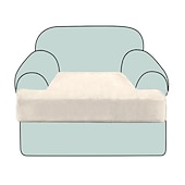 abordables Housse de fauteuil et d&#039;accoudoir de canapé-Housse de siège de canapé extensible canapé t coussin de siège housse de coussin élastique canapé fauteuil causeuse 3 places gris uni solide doux durable lavable