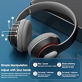 baratos Auscultadores intra-auriculares e de almofada-Fones de Ouvido Over-ear L650 Bluetooth 5.1 Cancelamento de Ruído Estéreo Surround HIFI Longa Duração de Bateria para Apple Samsung Huawei Xiaomi MI Yoga Fitness Telefone Móvel Presente do Dia dos
