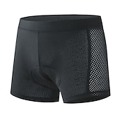 billiga Shorts, tights och byxor för män-Herr Undershorts till cykling Cykelunderkläder Cykelshorts Cykel Herr Boxer Bergscykling Vägcykling sporter Rand 3D Tablett Cykel Andningsfunktion Fuktabsorberande Svart Röd Polyester Elastan Kläder