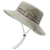 cheap Outdoor Headwear-Sun Hat Fishing Hat Hiking Hat Hat UV Sun Protection Sunscreen UV Protection Summer Spring Wide Brim Men&#039;s Women&#039;s Fishing Activity