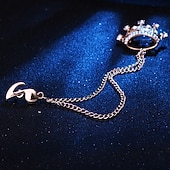 tanie Spinki i broszki-Męskie Broszki Geometryczny Korona Artystyczny Prosty Luksusowy Moda Europejskie Broszka Biżuteria Złota Srebrny Na Ślub Ulica Codzienny Praca Festiwal