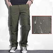 cheap Men&#039;s Active Pants-Men&#039;s Convertible Zip Off Pants Hiking Pants Trousers Tactical Cargo Pants Summer Outdoor Waterproof Breathable Quick Dry Lightweight Bottoms Grey khaki Fishing Climbing Running M L XL XXL 3XL