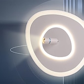 abordables Plafonniers-40/50 cm plafonnier led projecteur créatif lampe de chambre principale moderne