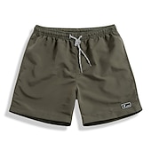 baratos Calções Estilo Casual-Homens Shorts de Corrida Com Cordão Calças Ao ar livre Praia Rua Verão Primavera Outono Secagem Rápida Redutor de Suor Treino de Ginástica Cooper Ginástica Normal Roupa de esporte Roupas Esportivas