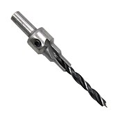 お買い得  ドリルビットセット-2本/セットドリルビットセット皿穴2枚刃3段4mm/6mm 5mm/7mmウッドリーマー木工面取りキット用電動工具