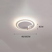 preiswerte Deckenleuchten &amp; Lüfter-Deckenleuchte LED kreative Strahler einfache moderne runde Schlafzimmerlampe