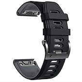 economico Cinturini per orologi Garmin-Cinturino per orologio  per Garmin Fenix 7 7X 6 6X Pro Epix Pro 47mm 51mm Instinct 2X Approach S70 47mm S62 S60 Forerunner 955 945 Epix Marq Descent Quatix 22mm 26mm Silicone Sostituzione Cinghia