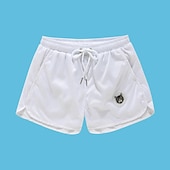 voordelige Heren Zwemshorts-Voor heren Lange zwembroeken Zwemshorts Sneldrogend Lichtgewicht Boardshorts Badpak Met zakken Mesh voering Trekkoord Zwemmen Surfen Strand Watersport Effen Zomer