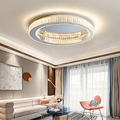 billige Lysekroner-60 cm unikt design taklampe led lysekrone krystall krom moderne stue spisestue soverom 220-240v