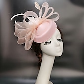 halpa Juhlahatut-fascinators kentucky derby hattu höyhenet net pillbox hattu naisten päivä melbourne cup cocktail royal astcot päähineet höyhenhattu päähine päähineet