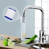 abordables Robinets-pulvérisateurs-multifonctionnel anti-éclaboussures filtre pressurisé économiseur d&#039;eau pp coton filtre robinet pour filtrer efficacement le robinet de sédiments