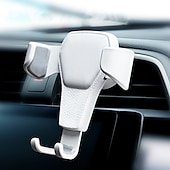 お買い得  車載ホルダー-電話三脚 カーベントフォンマウント 重力タイプ 高さ調節可能 ゼブラプリント 電話ホルダー のために 車載 車のエアベント と互換性があります すべての携帯電話 携帯電話アクセサリー