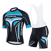 cheap Men&#039;s Clothing Sets-Men&#039;s Cycling Jersey with Bib Shorts Cycling Jersey with Shorts Short Sleeve Mountain Bike MTB Road Bike Cycling Black Red Blue Graphic Bike Clothing Suit 3D Pad Breathable Quick Dry Reflective