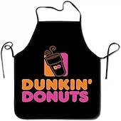 cheap Aprons-Cosplay Chef Apron For Women and Men, Kitchen Cooking Apron, Personalised Gardening Apron with Long Ties Neck Strap BBQ Drawing Crafting Aprons