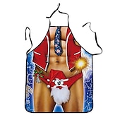 cheap Aprons-Cosplay Chef Apron For Women and Men, Kitchen Cooking Apron, Personalised Gardening Apron with Long Ties Neck Strap BBQ Drawing Crafting Aprons