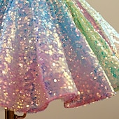 cheap Party Dresses-Girls&#039; 3D colour Dress Short Sleeve Summer Spring Wedding Party Cute Princess Kids 3-12 Years A Line Dress Tulle Dress Maxi Regular Fit