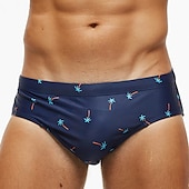 halpa Miesten uimapuvut-Miesten Uimashortsit Uimahousut Brief-uimahousut Spandex Alaosat Hengittävä Nopea kuivuminen Mikrojoustava 2 in 1 Kurenauha - Uinti Lainelautailu Hiekkaranta Vesiurheilu Yhtenäinen Kevät Kesä