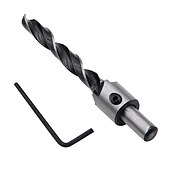 cheap Drill Bit Set-Countersink Drill Bit Set Reamer Woodworking Chamfer Drill Counterbore Pliot Hole Cutter Screw Hole Drill 3/4/5/6/7/8/10mm HSS