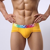 preiswerte Herrenunterwäsche &amp; -socken-Herren 3 Pack Slip Unterhosen Hauptstadt Waschbar Komfortabel Glatt Tiefe Hüfthöhe Schwarz Weiß