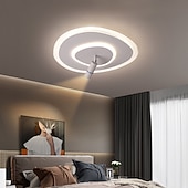 abordables Plafonniers-40/50 cm plafonnier led projecteur créatif lampe de chambre principale moderne