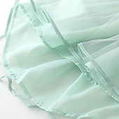 cheap Fairytale Theme Dresses-Kids Little Girls&#039; Dress Flower Swing Dress Party Birthday Daily Lace Ruffle Mesh Green White Pink Sleeveless Cute Princess Sweet Dresses Spring Summer 2-6 Years