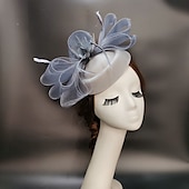 halpa Juhlahatut-fascinators kentucky derby hattu höyhenet net pillbox hattu naisten päivä melbourne cup cocktail royal astcot päähineet höyhenhattu päähine päähineet