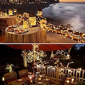 cheap Solar String Lights-Elegant Wedding Party Reception 20M 200LED Solar String Lights - Waterproof, 8 Modes, Outdoor Fairy Lights for Garden Holiday Decor