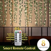 voordelige Batterij String Lights-12pack kunstmatige klimop guirlande nep planten 25.6 m 84ft wijnstok opknoping guirlande met 120led string licht opknoping voor thuis keuken tuin kantoor bruiloft muur decor