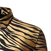 preiswerte Oberteile-Scheibe Disko 1980er Bluse / Hemd Herren Kostüm Jahrgang Cosplay Party Langarm Bluse Maskerade Schlager Outfit