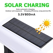 cheap Street Lights-Solar Flood Lights Outdoor Motion Sensor Spot Light Solar IP65 Waterproof Simulation Motion Sensor Wall Lamp Solar Fake Surveillance Cameras LightsSecurity LED Flood Light for Courtyard Street Garden