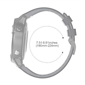 economico Cinturini per orologi Garmin-Cinturino per orologio  per Garmin Fenix 7 7X 6 6X Pro Epix Pro 47mm 51mm Instinct 2X Approach S70 47mm S62 S60 Forerunner 955 945 Epix Marq Descent Quatix 22mm 26mm Silicone Sostituzione Cinghia