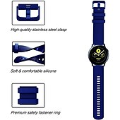 abordables Correas de reloj Garmin-2 paquetes Ver Banda para Garmin Forerunner 265 255 Music Venu 3 2 Vivoactive 4 22mm Silicona suave Reemplazo Correa 22mm Correa Deportiva Pulsera