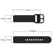 baratos Relógios Garmin-3 pacotes Pulseiras de Relógio para Garmin Forerunner 255S Music Local 2S Vivoactive 4S Vivomove 3S Silicone macio Substituição Alça Liberação rápida 18mm Pulseira Esportiva Pulseira