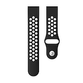 Недорогие Ремешки для часов Garmin-Ремешок для часов для Garmin MARQ Descent G1 Fenix 7 Sapphire Solar / 6 Pro / 5 Plus Forerunner 935 945 Approach S60 S62 силиконовый Замена Ремень Быстрая посадка 22 мм Дышащий Спортивный ремешок