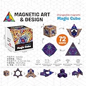 baratos Brinquedos Originais-Cubo ímã fidget mutável cubo mágico anti estresse 3d flip cúbico quebra-cabeça brinquedos quebra-cabeça bola descompressão brinquedos 2 peças