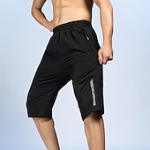 baratos Calças e Calções-Homens Shorts de caminhada Verão Ao ar livre Respirável Secagem Rápida Bolso Com Zíper Leve Calças Capri Calças Com Cordão Cintura elástica Exército verde sete Cáqui Sete Pesca Alpinismo Praia M L XL