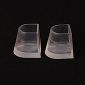 abordables Plantillas-Protectores de tacón alto para mujer: fundas transparentes antideslizantes para tacones de aguja para bodas, eventos en el césped y fiestas al aire libre.