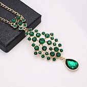 preiswerte Hochzeit Kopfschmuck-Kopfschmuck Kopf Kette Haar-Werkzeug Strass Aleación Hochzeit Party / Abend Retro Hochzeit Mit Kristall / Strass Kombination Kopfschmuck Kopfbedeckung