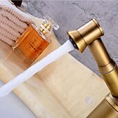 cheap Classical-ORB Bathroom Sink Faucet,Pull out Spray Antique Brass Single Handle One Hole Bath Taps