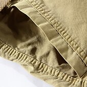 preiswerte Klassiker-Herren Cargo Shorts Kurze Hosen Kurze Hose für Wanderer Militär Sommer Außen Regular Fit 10&quot; Ripstop Atmungsaktiv Multi Pocket Unten Tasche Dunkelgrau Schwarz Baumwolle Laufen Camping / Wandern